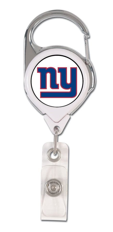 New York Giants Reel 2 Sided Retractable ID Badge Holder 47407011 Heartland Flags