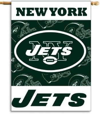 New York Jets Flag 2 Sided House Banner 555536 Heartland Flags