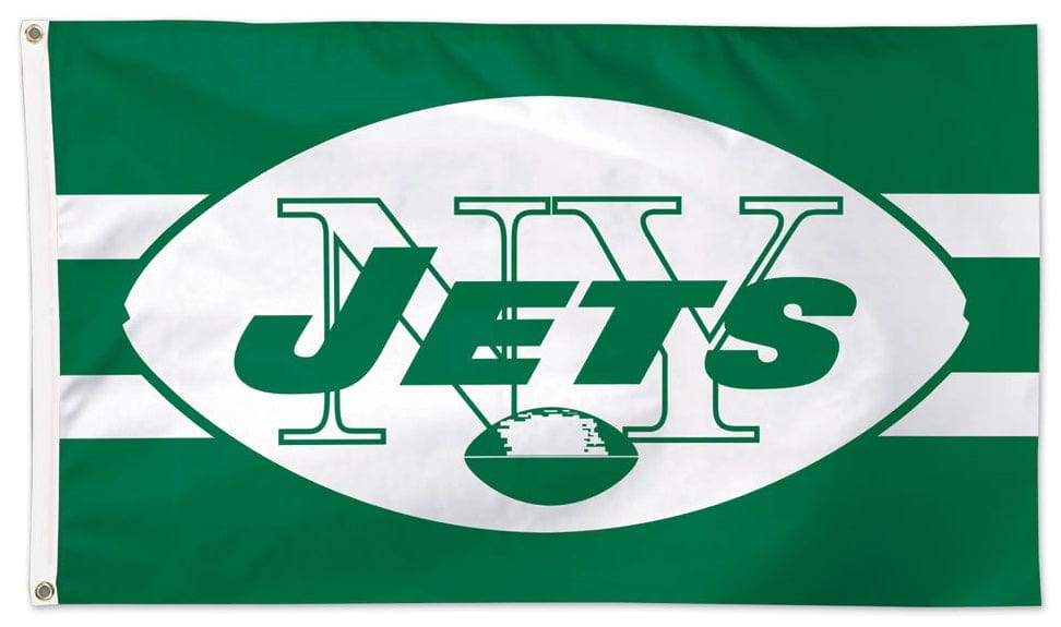 New York Jets Flag 3x5 Vintage Retro Throwback 47242118 Heartland Flags