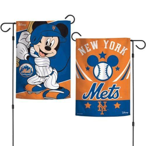 New York Mets Garden Flag 2 Sided Mickey Mouse 89110118 Heartland Flags