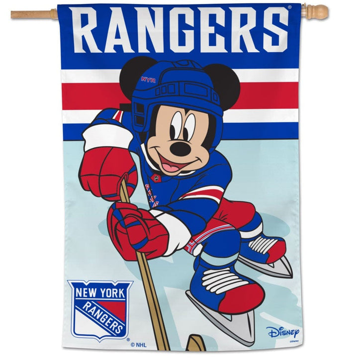 New York Rangers Flag Mickey Mouse Hockey House Banner 24948320 Heartland Flags