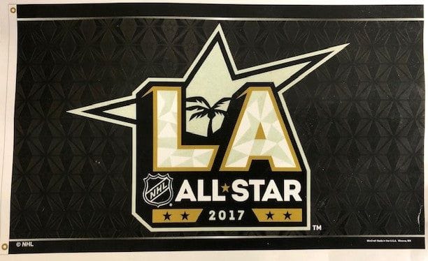NHL 2017 All Star Game 3x5 Flag Commemorative Los Angeles 43989117 Heartland Flags
