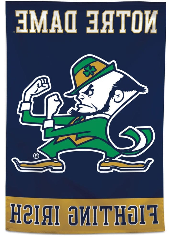 Notre Dame Fighting Irish Flag Leprechaun House Banner 17618320 Heartland Flags