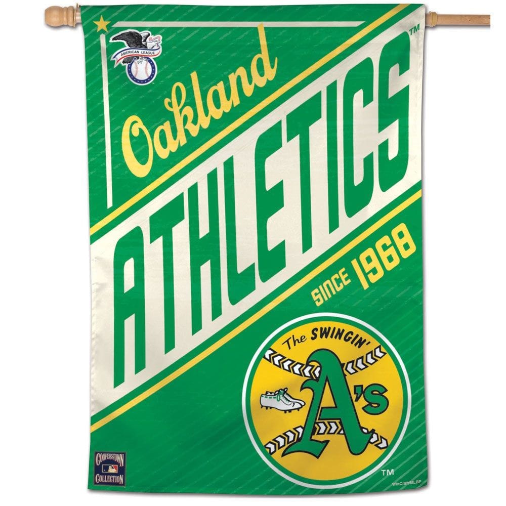 Oakland A's Flag Cooperstown Throwback House Banner 05273419 Heartland Flags