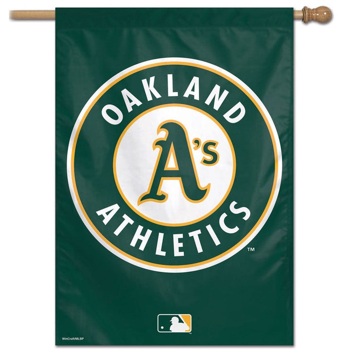 Oakland Athletics Banner Vertical Flag 02907017 Heartland Flags