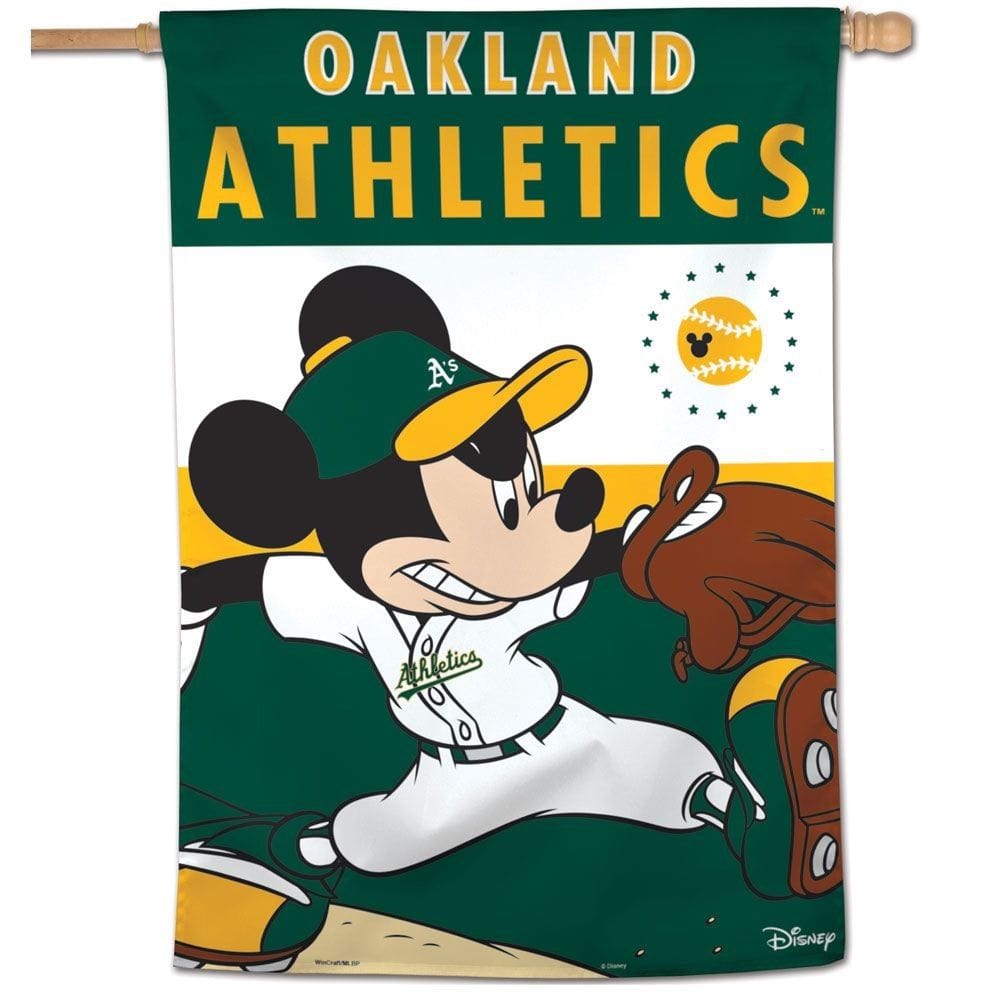 Oakland Athletics Flag Mickey Mouse House Banner 87944118 Heartland Flags