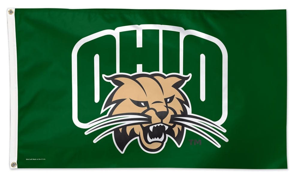 Ohio University Flag 3x5 Bobcats Logo 02284115 Heartland Flags