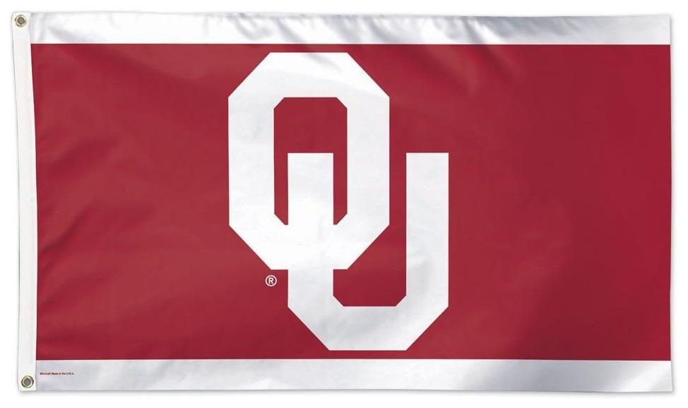 Oklahoma Sooners Flag 3x5 OU Logo Stripe 14550115 Heartland Flags