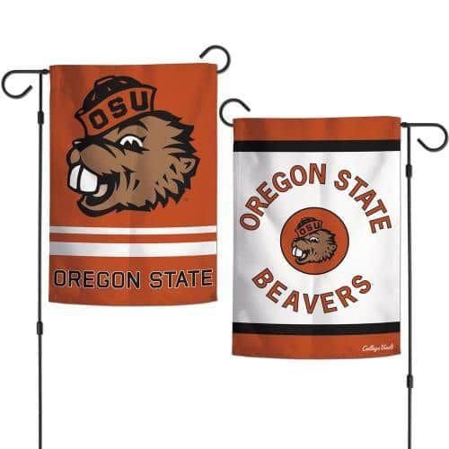 Oregon State Garden Flag 2 Sided Beavers Vintage Classic Logo 21634218 Heartland Flags