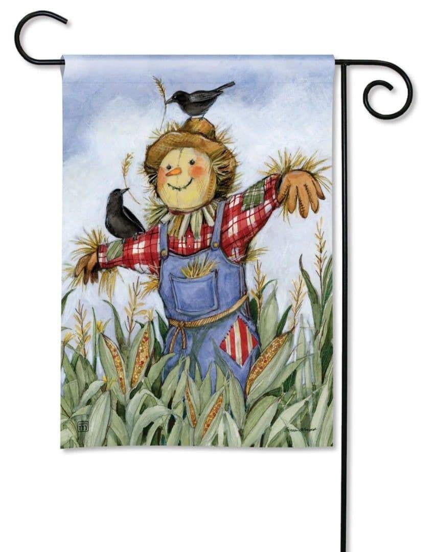 Patch Scarecrow Garden Flag Crows 33177 Heartland Flags