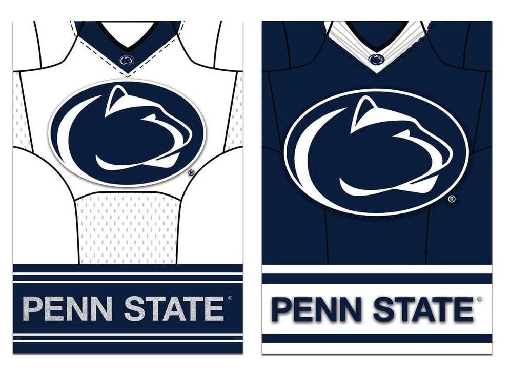 Penn State Nittany Lions Flag 2 Sided Jersey House Banner 13S922BLJ Heartland Flags