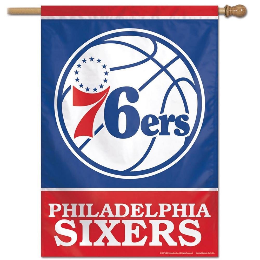 Philadelphia 76ers Flag Vertical House Banner 88737017 Heartland Flags