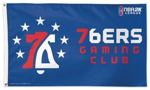 Philadelphia 76ers Gaming Club Flag 3x5 NBA2K League 76639118 Heartland Flags