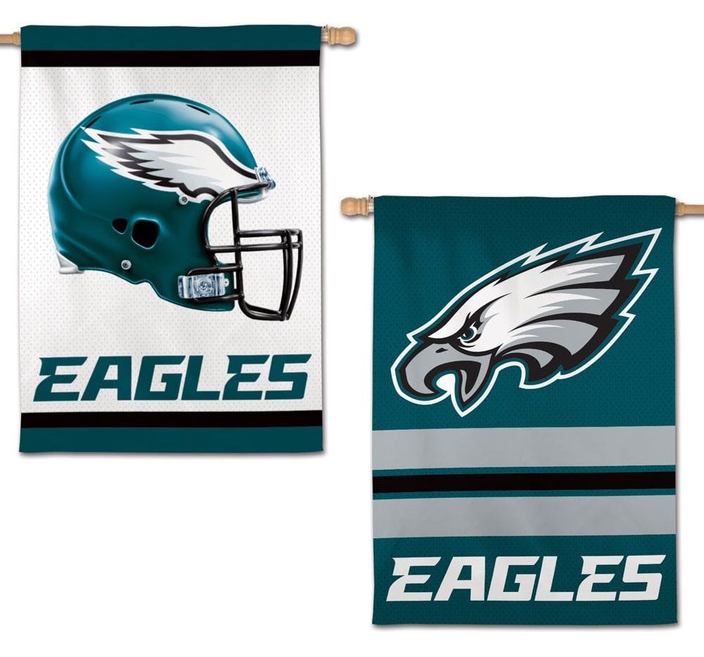 Philadelphia Eagles Banner 2 Sided Vertical Flag Double Logo 32265023 Heartland Flags