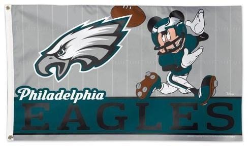 Philadelphia Eagles Flag 3x5 Mickey Mouse Football 72218117 Heartland Flags