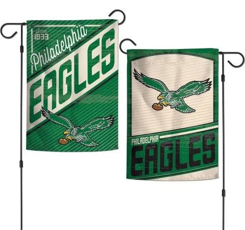Philadelphia Eagles Garden Flag 2 Sided Retro Classic Logo 08176319 Heartland Flags