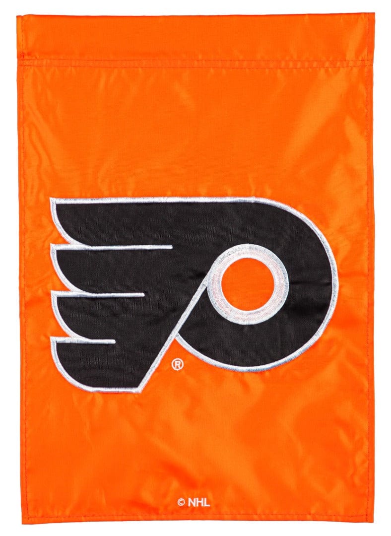Philadelphia Flyers Garden Flag 2 Sided Applique Logo 16A4370 Heartland Flags