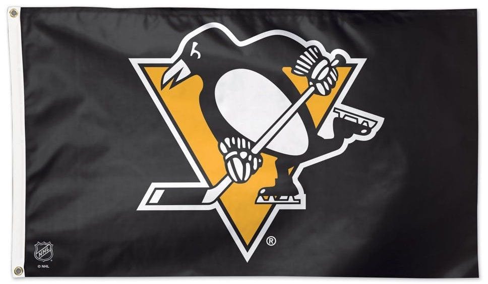 Pittsburgh Penguins Flag 3x5 Logo 02454116 Heartland Flags