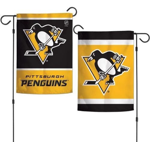 Pittsburgh Penguins Garden Flag 2 Sided Hockey Logo 64715017 Heartland Flags
