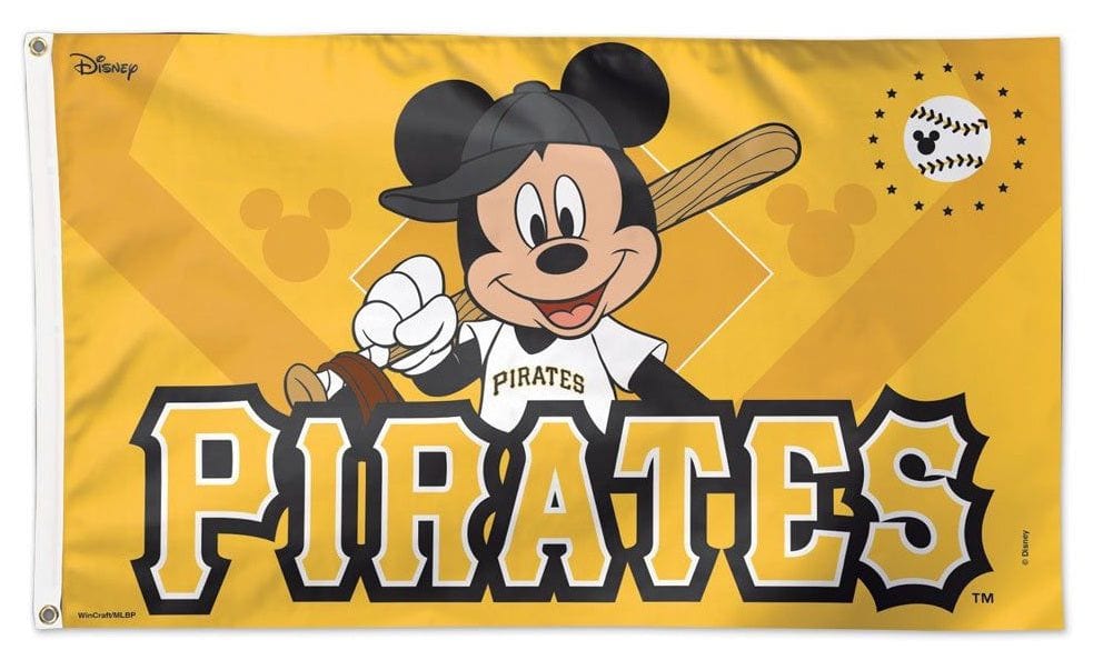 Pittsburgh Pirates Flag 3x5 Mickey Mouse Disney 76671118 Heartland Flags