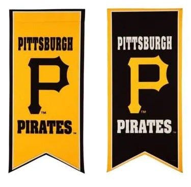 Pittsburgh Pirates Garden Flag 2 Sided Long Pennant 14LB4221XL Heartland Flags