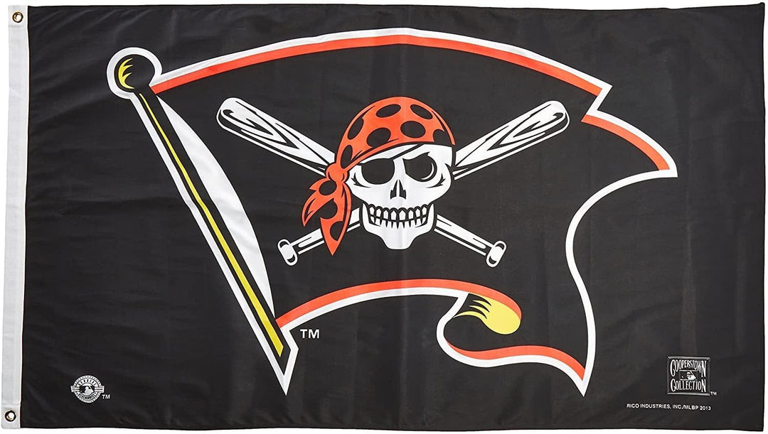 Pittsburgh Pirates Jolly Roger 3x5 Flag FGB6004 Heartland Flags