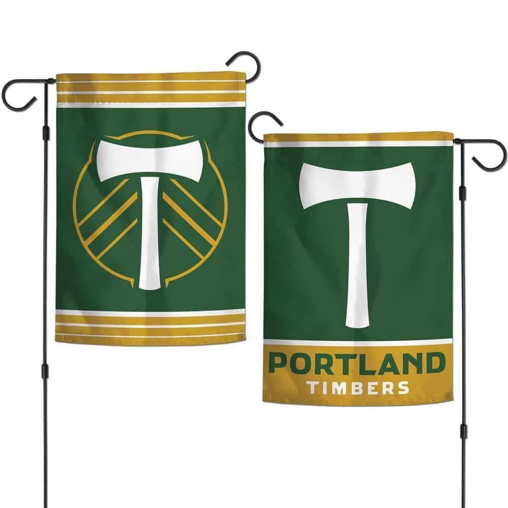 Portland Timbers Garden Flag 2 Sided Logo 57516019 Heartland Flags