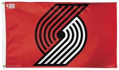 Portland Trail Blazers Deluxe Flag, 3' x 5' Red 02405117 Heartland Flags