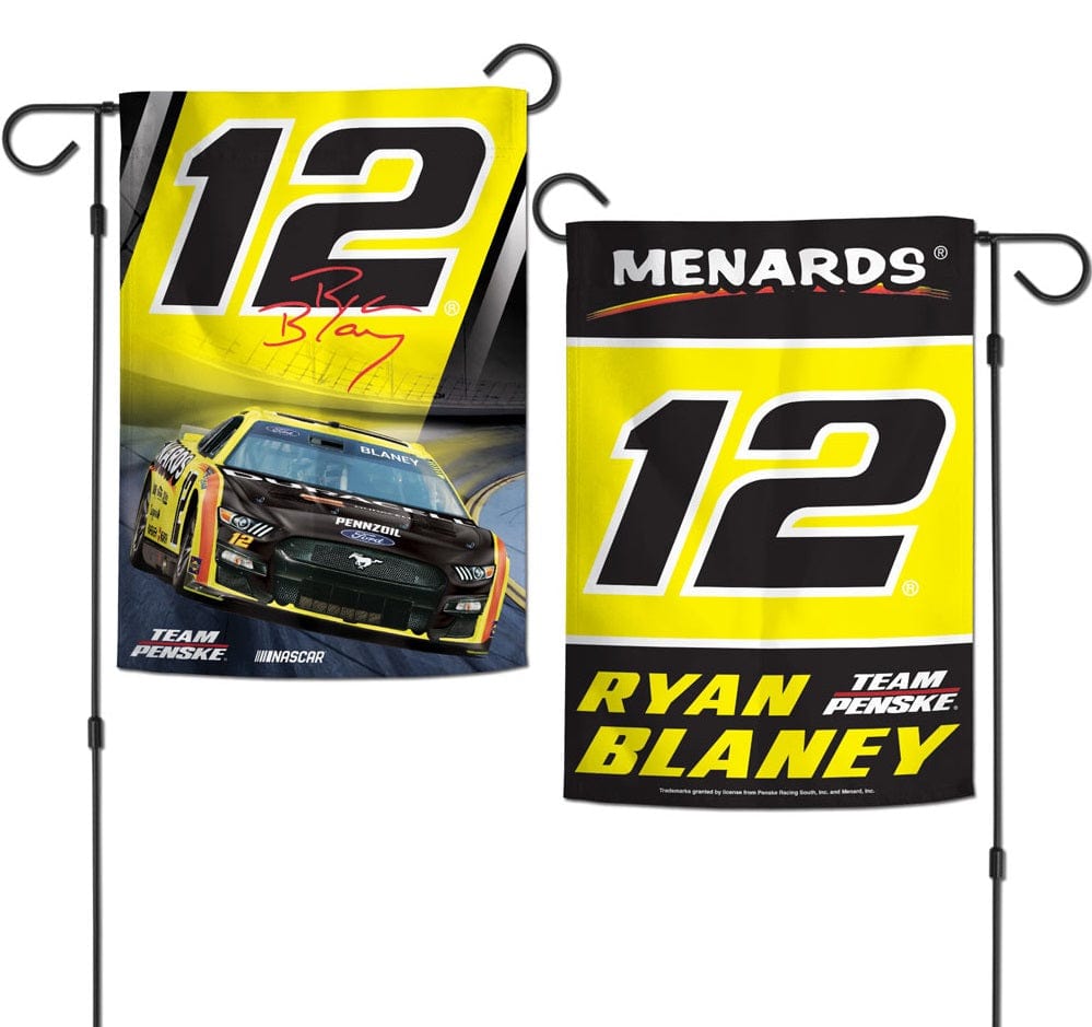 Ryan Blaney Garden Flag 2 Sided Menards Car 2023 20170223 Heartland Flags