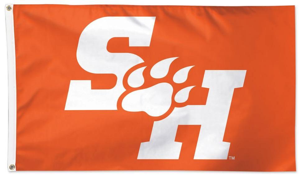 Sam Houston State Flag 3x5 Flag Orange Logo 02324120 Heartland Flags