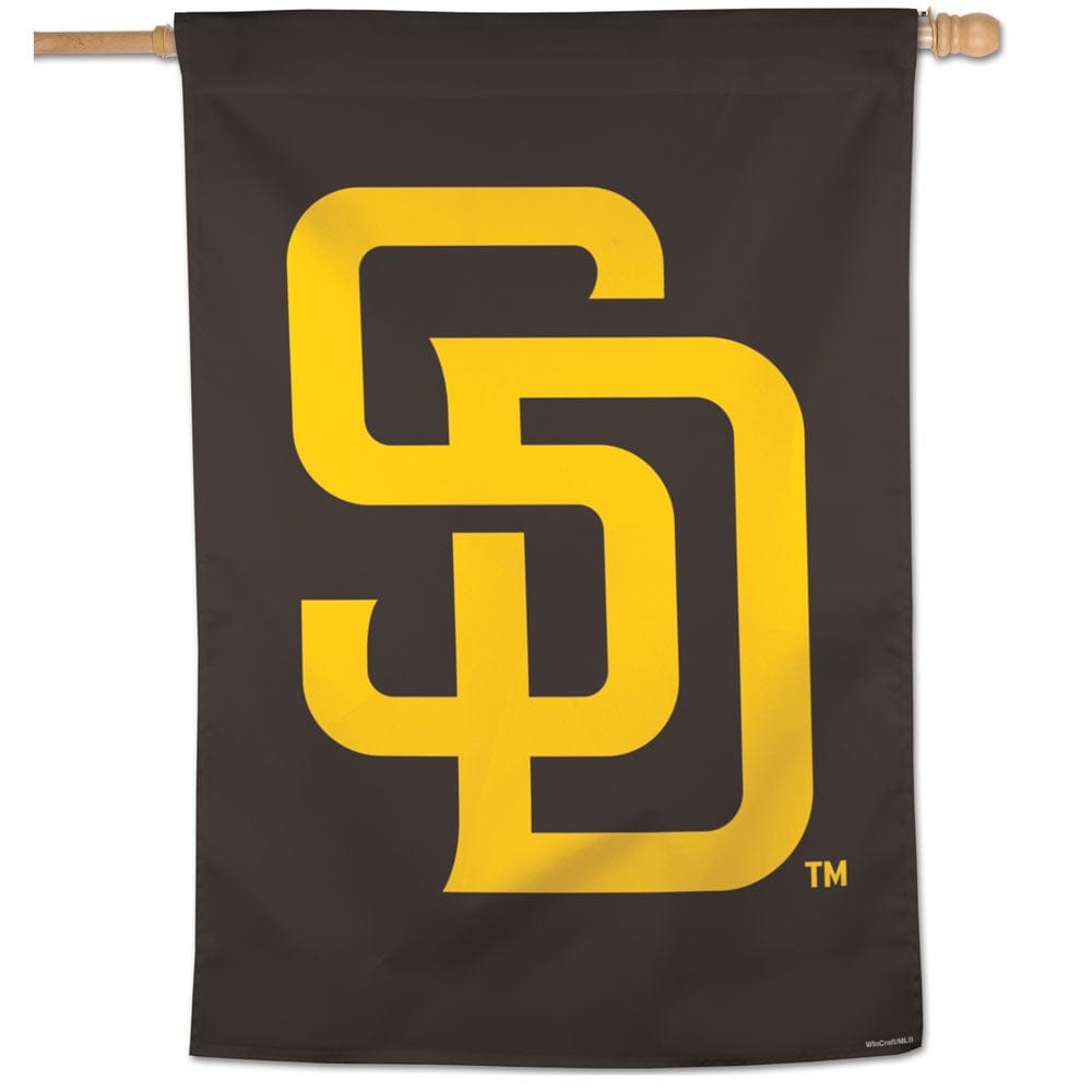 San Diego Padres Flag SD Logo Vertical House Banner 55825120 Heartland Flags