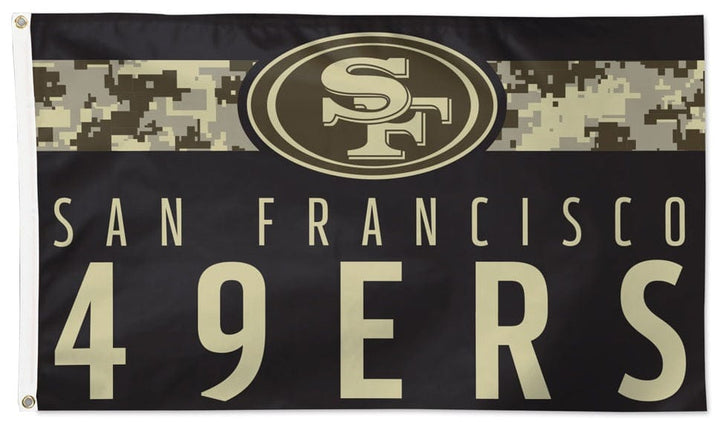 San Francisco 49ers Flag 3x5 Digi Camo Military 33026321 Heartland Flags