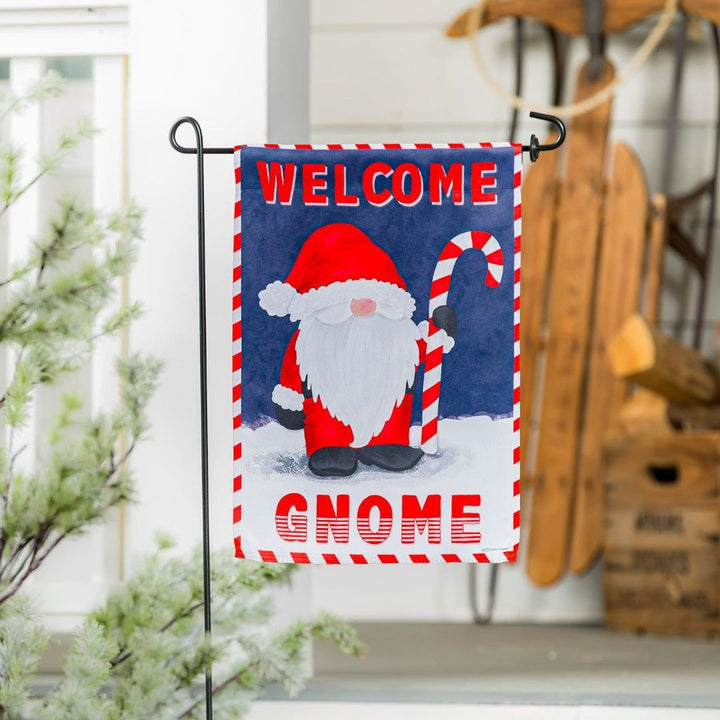 Santa Gnome Christmas Garden Flag 2 Sided Decorative 14S10558 Heartland Flags