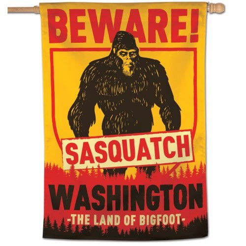 Sasquatch Banner Washington The Land of Bigfoot House Flag 03627218 Heartland Flags
