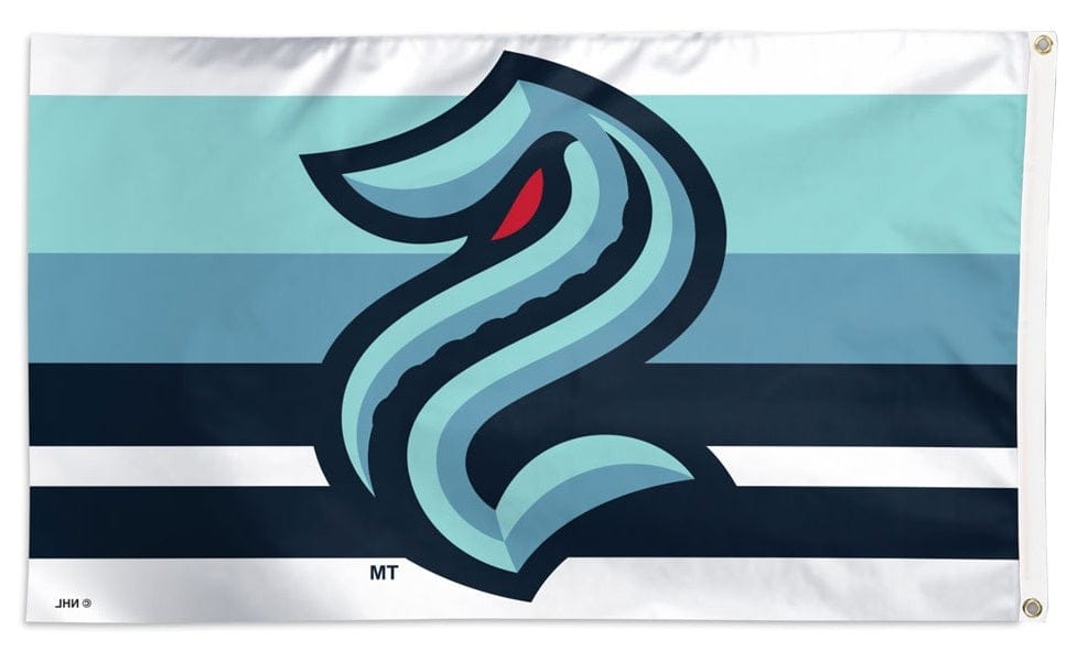Seattle Kraken Flag 3x5 Home Stripe 34884321 Heartland Flags