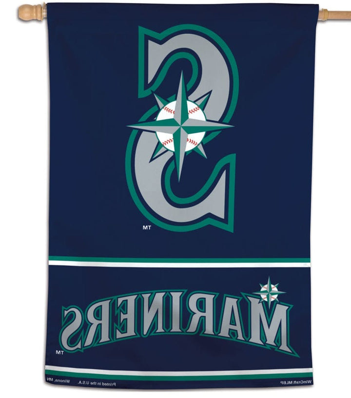 Seattle Mariners Banner House Secondary Logo Flag 55817119 Heartland Flags