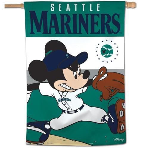 Seattle Mariners Flag Mickey Mouse Baseball House Banner 88139118 Heartland Flags