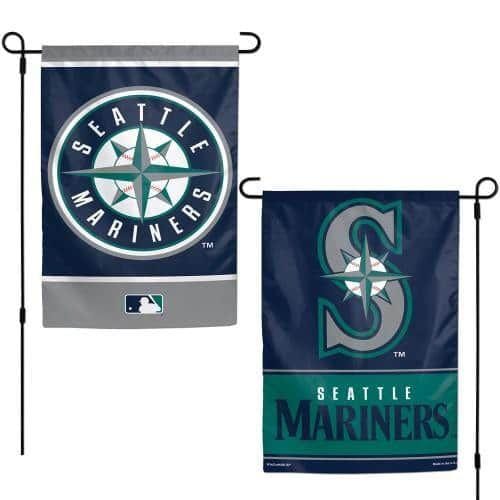 Seattle Mariners Garden Flag 2 Sided Logo 16003117 Heartland Flags