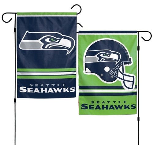 Seattle Seahawks 2 Sided Garden Flag Helmet Logo 08749017 Heartland Flags