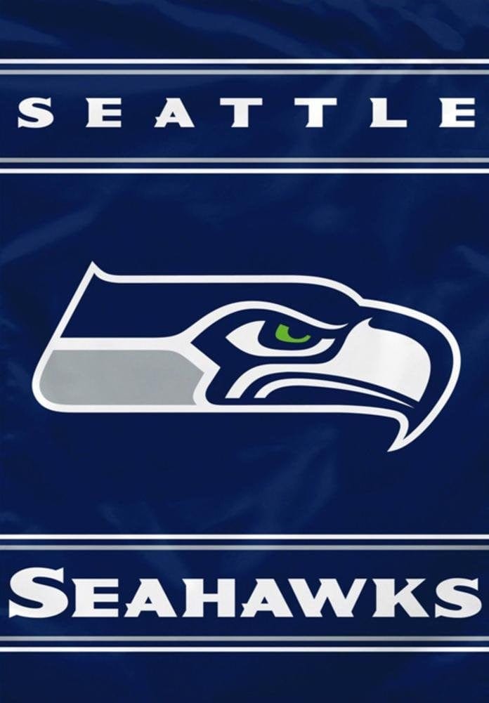 Seattle Seahawks Flag 2 Sided Logo House Banner 94814B Heartland Flags