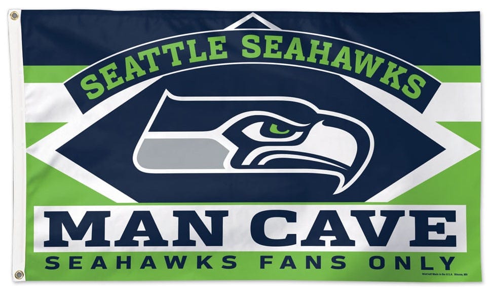 Seattle Seahawks Flag 3x5 Man Cave 96175216 Heartland Flags