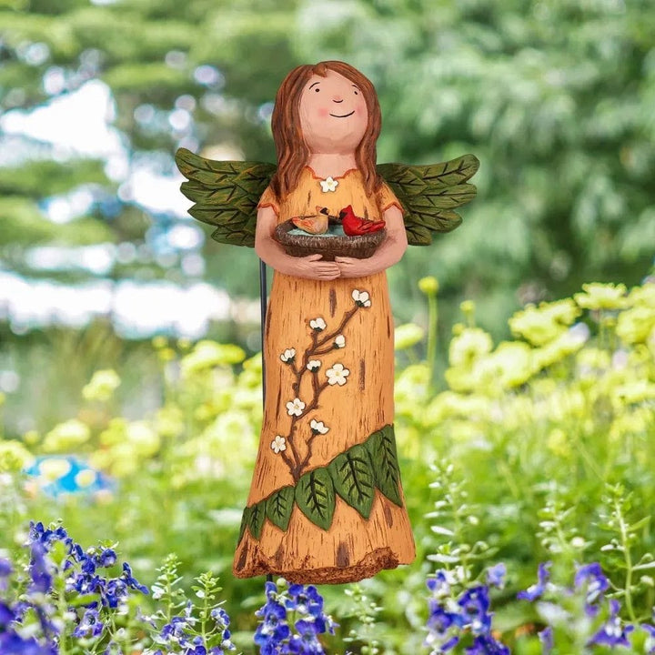 Simple Things Garden Angel Figurine Wings of Whimsy Cardinal WW021 Heartland Flags