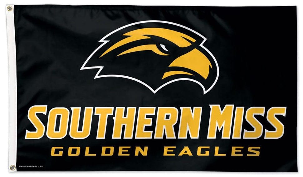 Southern Mississippi Golden Eagles Flag 3x5 Black 16172215 Heartland Flags
