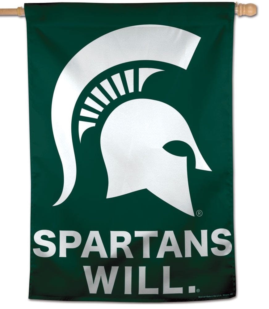 Spartans Will Banner Michigan State House Flag 76846117 Heartland Flags