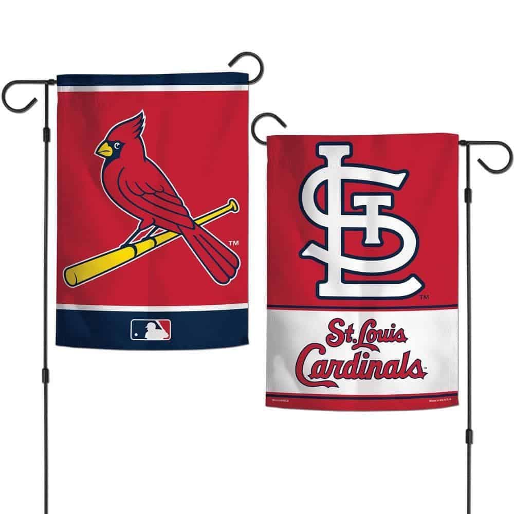 St Louis Cardinals 2 Sided Garden Flag Double Logo 15834220 Heartland Flags