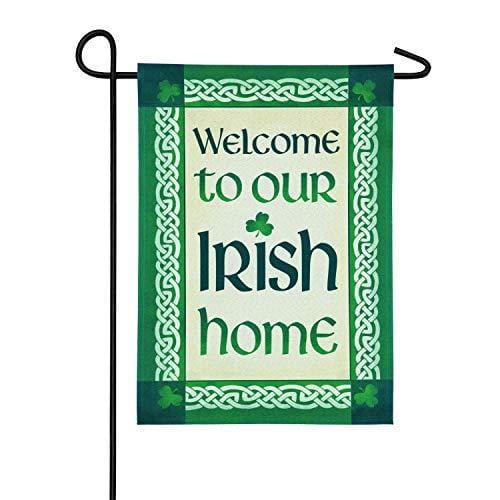 St Patrick's Our Irish Home Garden Flag 2 Sided 14LB8883 Heartland Flags