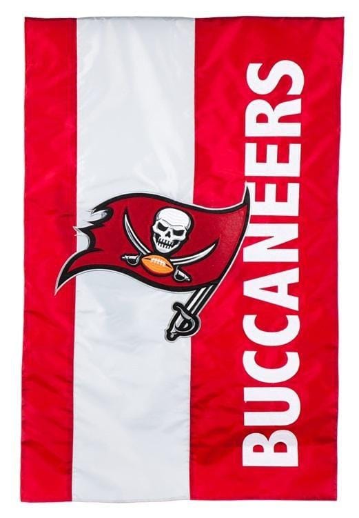 Tampa Bay Buccaneers Flag 2 Sided Embellished Applique House Banner 15SF3829 Heartland Flags