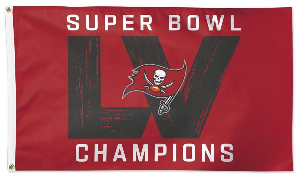 Tampa Bay Buccaneers Flag 3x5 Super Bowl Champions LV 24694327 Heartland Flags