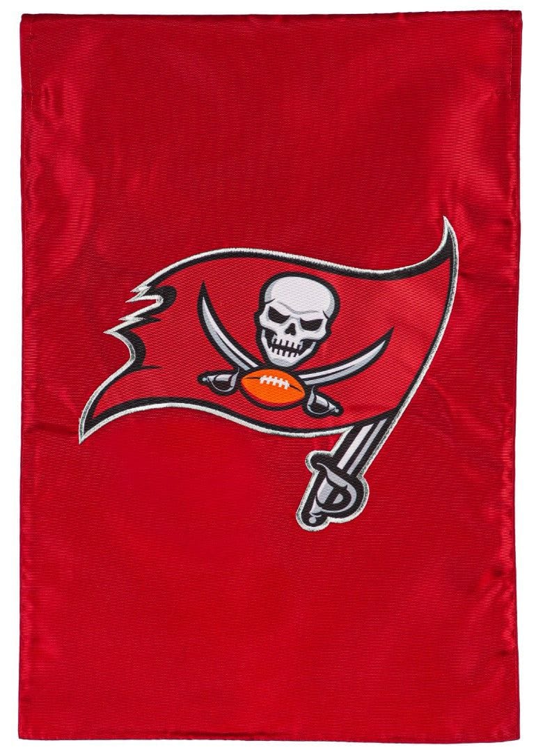 Tampa Bay Buccaneers Garden Flag 2 Sided Applique Logo NFL – HeartlandFlags