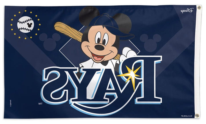 Tampa Bay Rays Flag 3x5 Mickey Mouse Disney Baseball 76673118 Heartland Flags